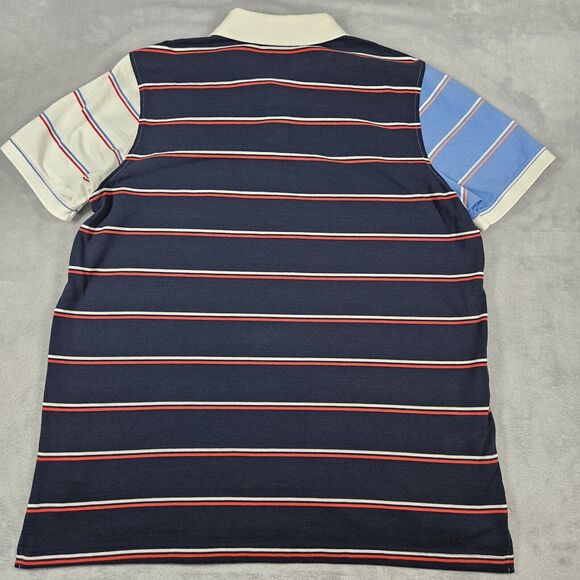 Brooks Brothers Shirt Mens XXL Performance Polo Slim Fit Striped Preppy Golf - Picture 8 of 11
